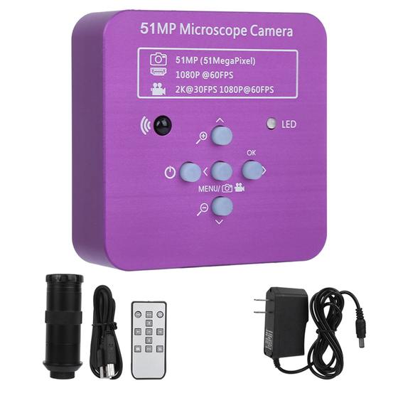 Imagem de Câmera de Microscópio Industrial Walfront HD 51MP - Alta Velocidade