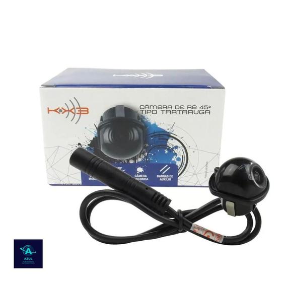 Câmera de ré automotiva tartaruga com ângulo de 170 -KX3 Menor preço em Câmera de ré automotiva tartaruga com ângulo de 170 -KX3