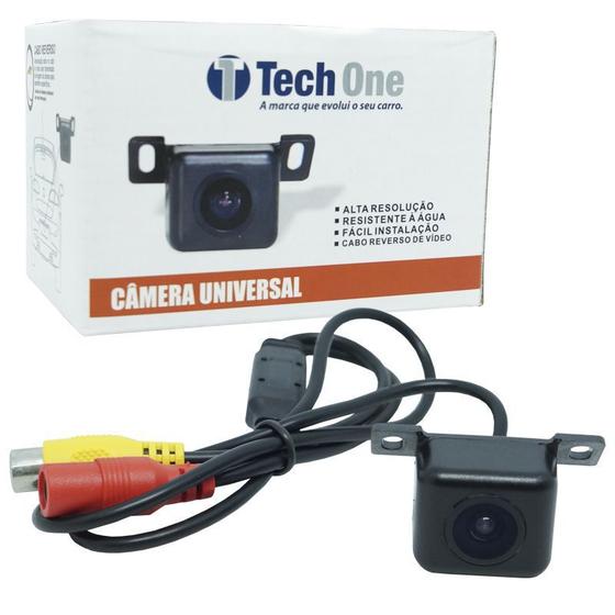 Câmera de Ré Automotiva Universal Estacionamento Visão Noturna Tech One Uno Preta Menor preço em Câmera de Ré Automotiva Universal Estacionamento Visão Noturna Tech One Uno Preta