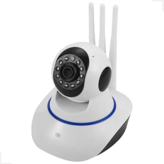 Imagem de Câmera De Segurança 3 Antenas 360º Wireless com Wi-Fi HD IP