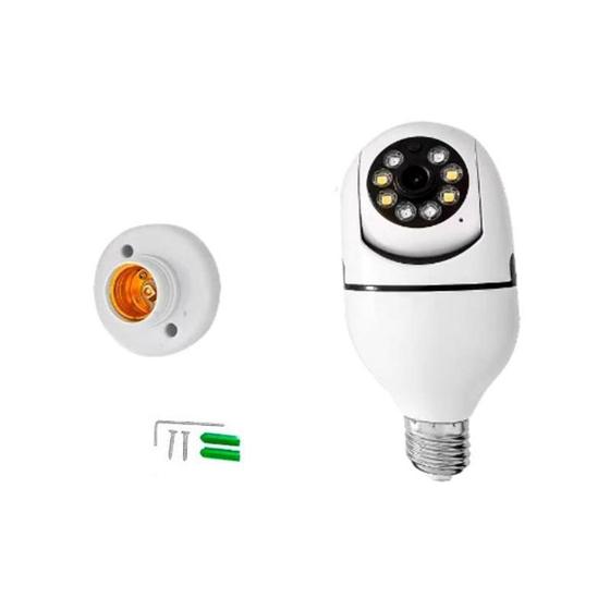 Imagem de Câmera De Segurança Colorida  Robô Lâmpada Led - MAX AMPER