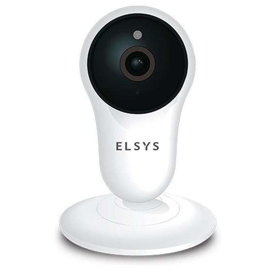 Câmera de Segurança Elsys Wi-Fi, Micro SD de Até 128GB, Full HD, Visão Noturna 10M, Branco/Preto - Elsys - ESC-WY3F