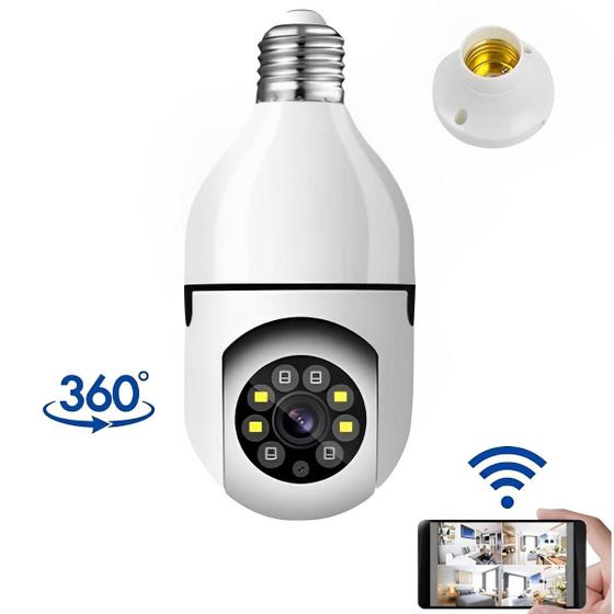 Imagem de Camera de Segurança Giratoria 360 Espiã Noturna WIFI