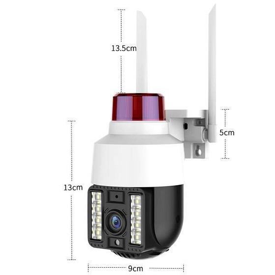 Imagem de Camera De Segurança Hd Com Noturna, Giro, Alerta Zoom E Wifi