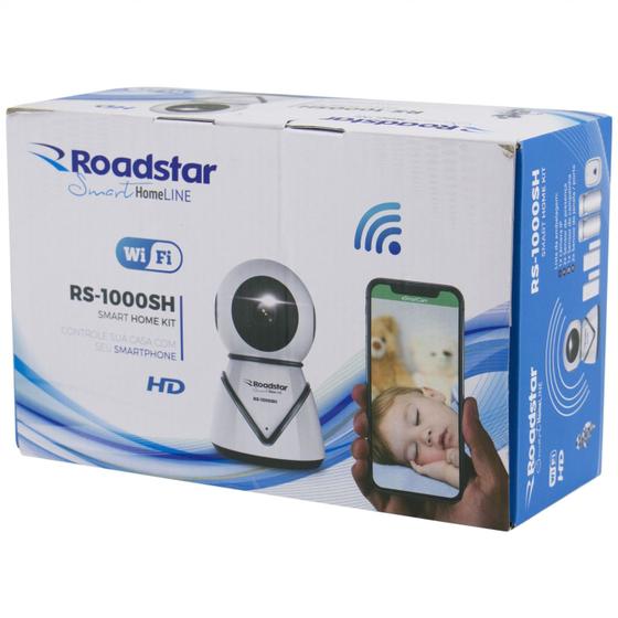 Imagem de Camera de Seguranca IP Roadstar RS-1000SH - HD - 5 Sensores - Branco