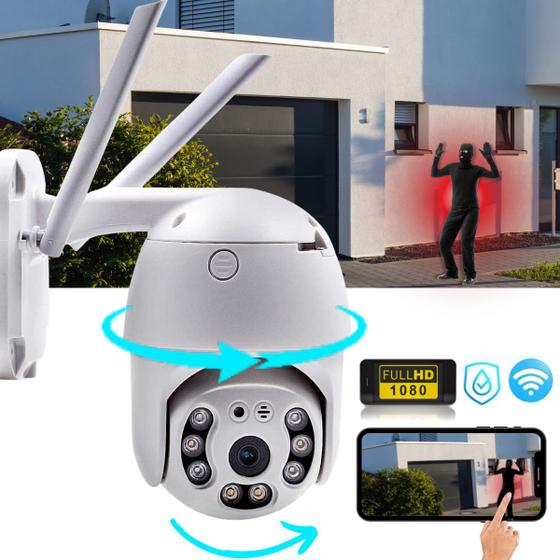 Câmera de segurança Ip Wifi Dome A6 Icsee Full Hd 1080p Ptz Ip66 Prova D'água Infravermelho Wifi Hd Menor preço em Câmera de segurança Ip Wifi Dome A6 Icsee Full Hd 1080p Ptz Ip66 Prova D'água Infravermelho Wifi Hd