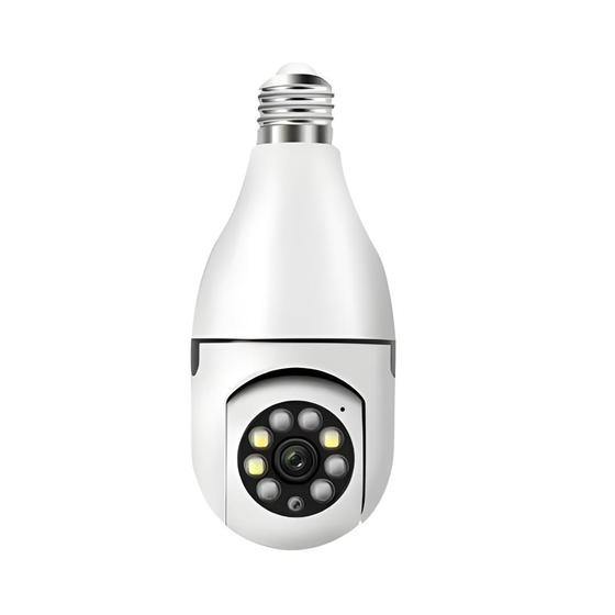 Imagem de Câmera de Segurança Ípega WiFi Lâmpada Rotação Visão Noturna