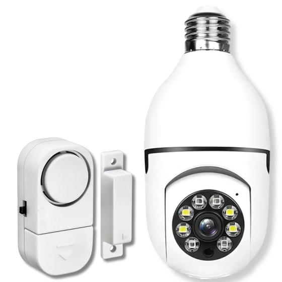 Imagem de Câmera de segurança Sem Fio 2 MP Alarme Visão Noturna LEDs