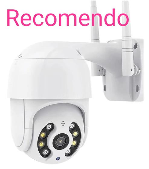 Imagem de Câmera de segurança Wi-Fi Smart Camera JK-A06 com resolução de 2MP visão nocturna incluída branca