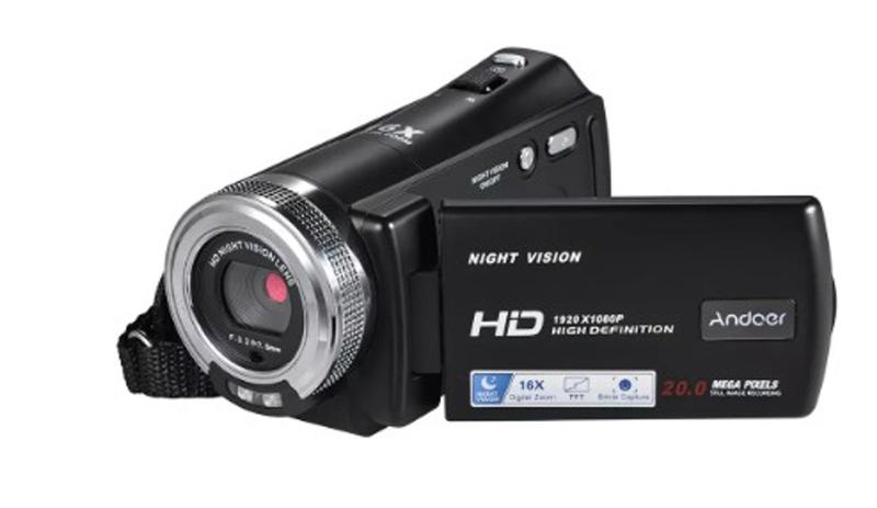 Imagem de Câmera de vídeo Andoer V12 Full HD NTSC/PAL black