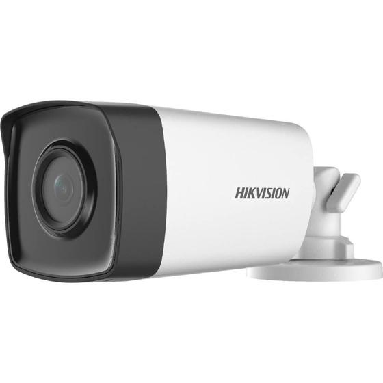 Imagem de Camera de Vigilancia Hikvision Bullet DS-2CE17D0T-IT1F 2.8MM 1080P Externo - Branco/Preto