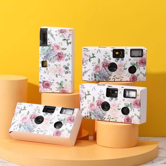 Imagem de Câmera Descartável Zhengmy 34mm com Flash - Pacote com 4 Unidades