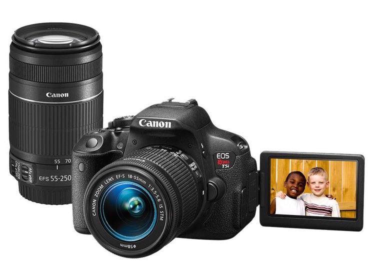 Imagem de Câmera Digital Canon EOS Rebel T5i Premium Kit 