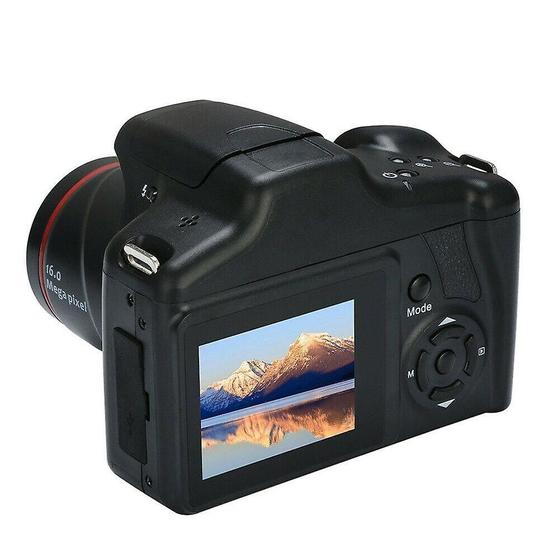 Imagem de Câmera Digital com Zoom 16x e Alta Resolução 1080p
