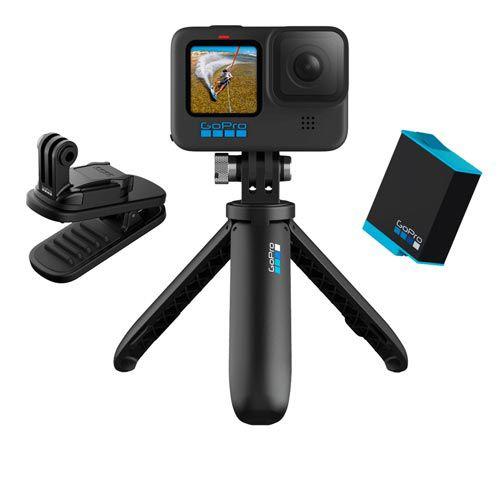 Câmera Digital GoPro Hero 10 Black Full HD + Kit de Câmera Digital GoPro Hero 10 Black Full HD + Kit de