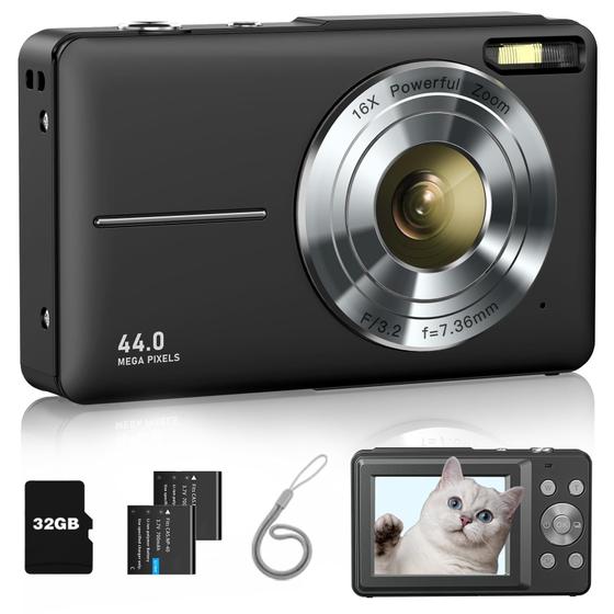 Imagem de Câmera Digital Infantil Lecran 1080p - 32GB + Zoom 16x