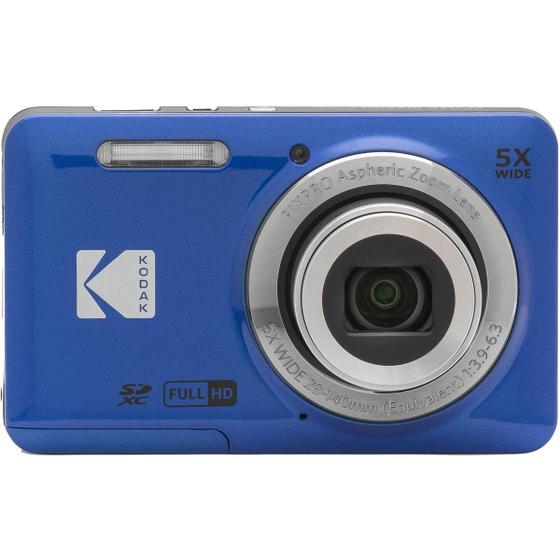 Imagem de Câmera digital KODAK PIXPRO FZ55-BL 16MP 5X Zoom 1080P Azul