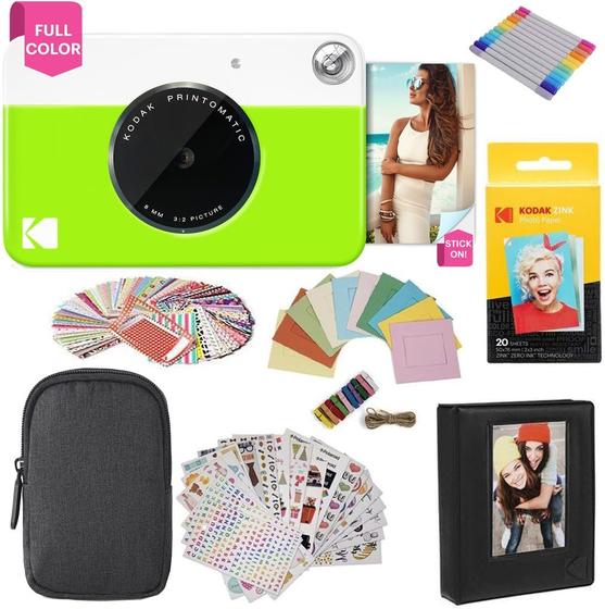 Imagem de Câmera Digital Kodak Printomatic Full-Color 5MP - Com Estojo e Acessórios