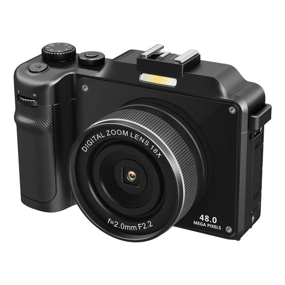 Imagem de Câmera Digital KOMERY 4K 48MP - Zoom 18X, WiFi e Microfone