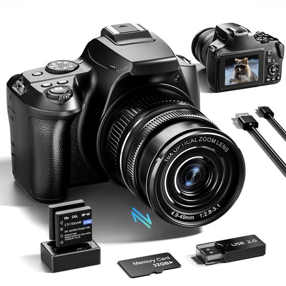 Imagem de Câmera Digital NBDDIGITAL NBD 64MP 4K com Zoom 40x e Controle WiFi