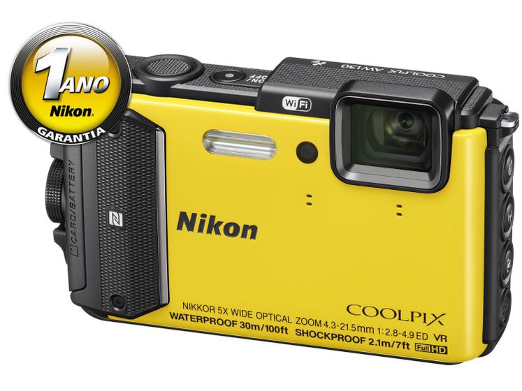 Imagem de Câmera Digital Nikon Coolpix AW130 16MP LCD 3”