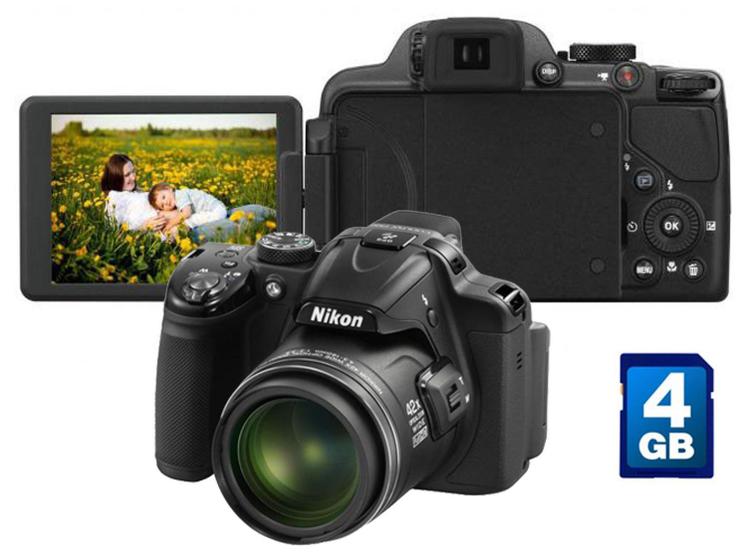 Imagem de Câmera Digital Nikon Coolpix P520 18MP LCD Móvel