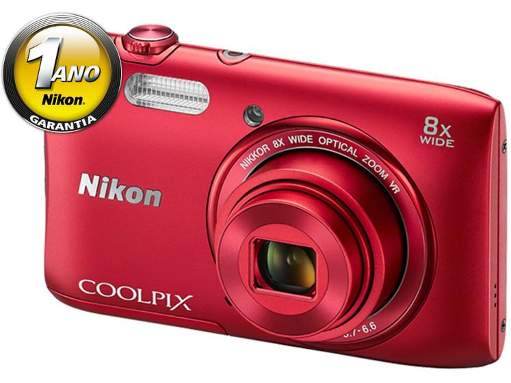Imagem de Câmera Digital Nikon Coolpix S3600 20.1MP 2,7” 