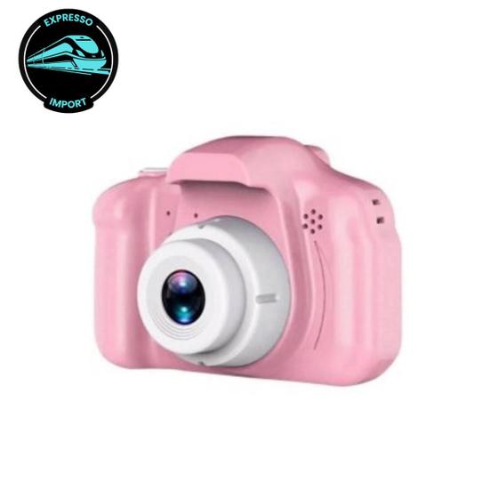 Imagem de Câmera Digital Rosa 2.0" LCD, 2MP, Zoom 4x