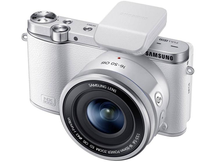 Câmera Digital Samsung Smart Camera NX3000 20.3MP Visor 3” Articulado