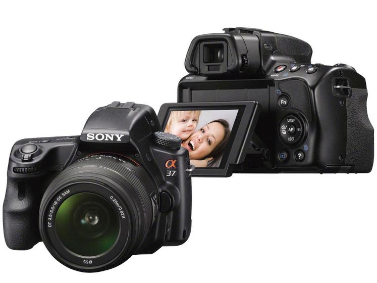 Câmera Digital Sony Alpha SLTA37K 16.1MP Filma em Full HD Panorâmica