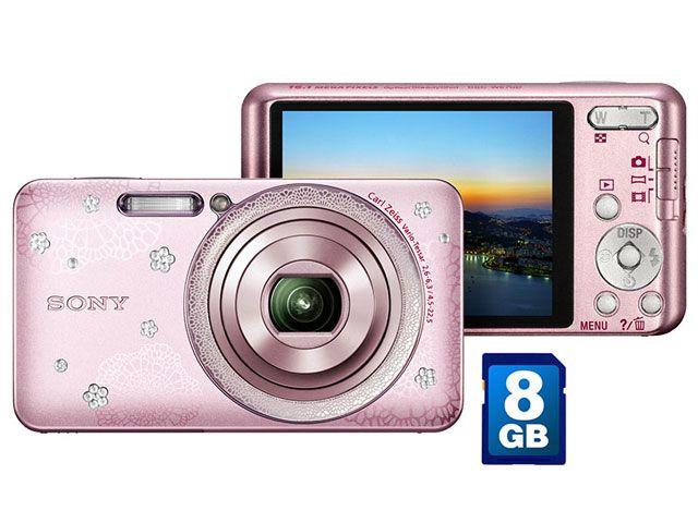 お歳暮・冬ギフト特集2024 Câmera Digital Sony Cyber-shot Desire DSC-W570D - 16.1MP LCD デジタルカメラ
