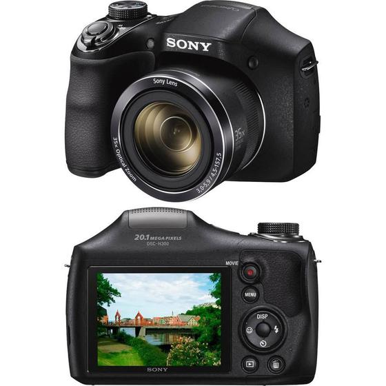 Imagem de Câmera Digital Sony DSC-H300, 20.1MP, Zoom Óptico 35x, Filma HD, Foto Panorâmica