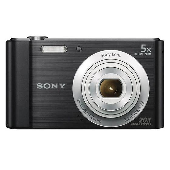 Imagem de Camera Digital SONY DSC-W800 20.1MP 5X Zoom Optico Foto Panoramica HD Preta