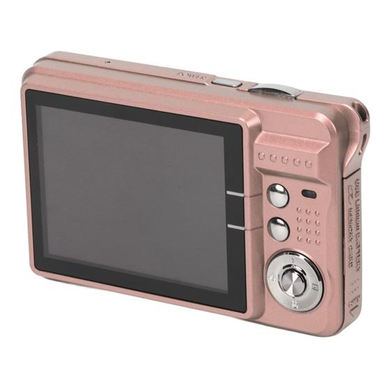 Imagem de Câmera Digital UBEF 48MP 4K com Tela LCD de 2,7 Polegadas (Rosa) - Ideal para Vlogging