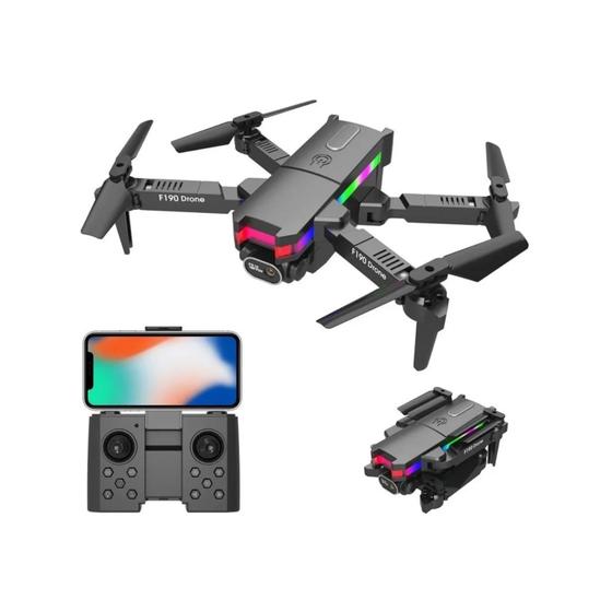 Imagem de Câmera Drone FHD 4K Wifi 2,4 GHz 600mAh dobrável com controle remoto