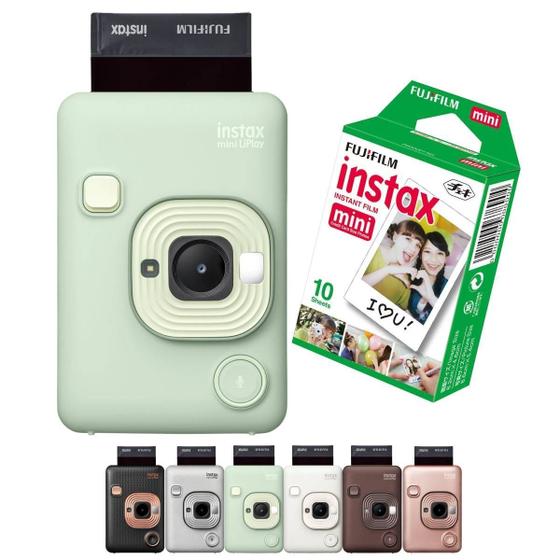 Imagem de Câmera e Impressora Bluetooth Instax Liplay Hibrida 2 em 1  + Filme 10 fotos