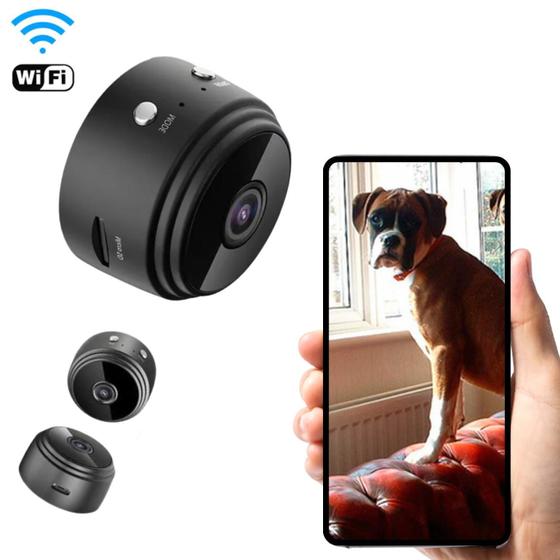 Imagem de Camera Espiã Sem Fio Com Som Visão Noturna Escuta room