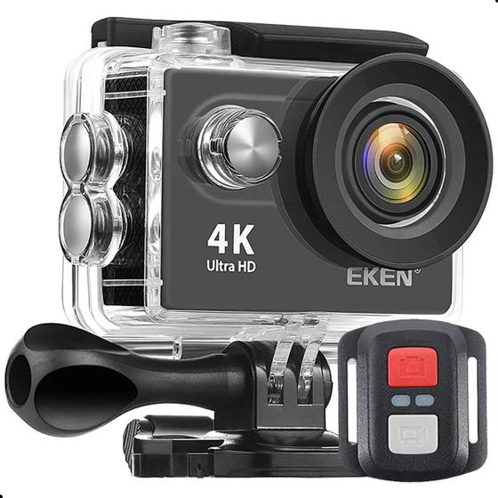 Imagem de  Câmera Filmadora Eken H9R 4K Wi-Fi Estabilizador de Imagem Controle Remoto Sport Ação Full HD Moto Bike