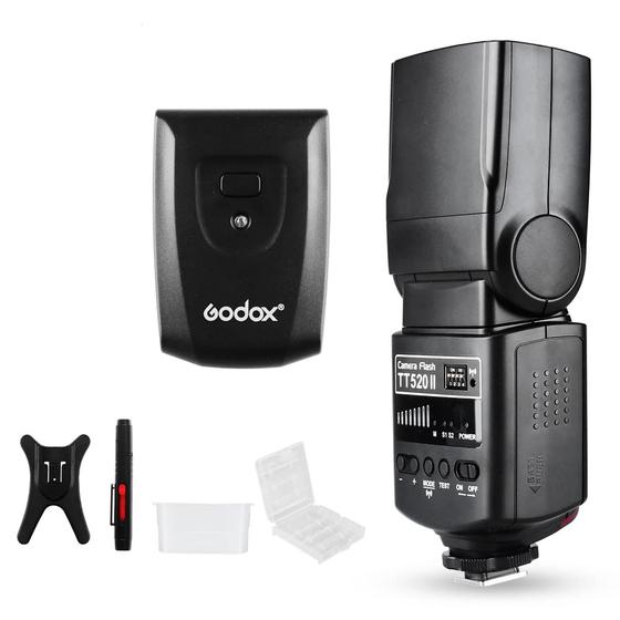 Imagem de Câmera Flash Godox TT520II Universal na câmera Speedlite