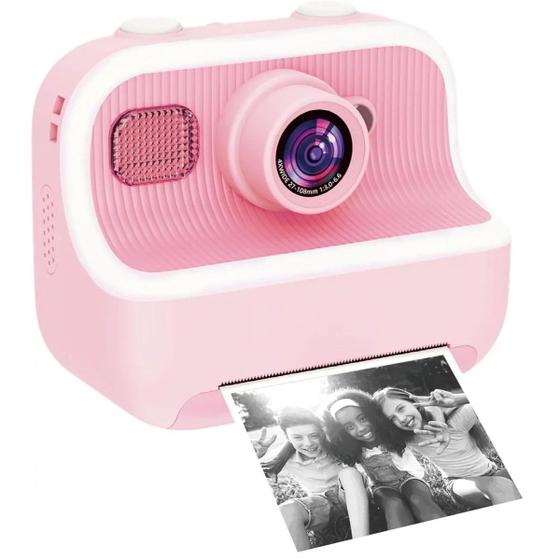 Imagem de Camera Fotografica Digital Infantil Rosa Fotos Instantânea