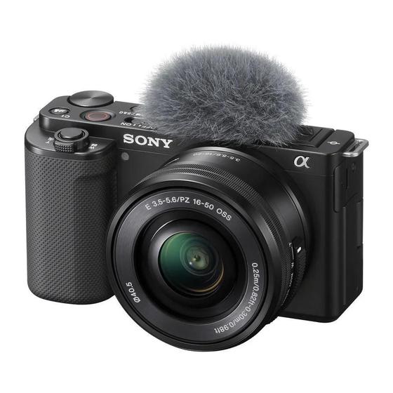 Câmera Fotográfica Sony Zv-E10 E Lente 16-50Mm Preto é boa?