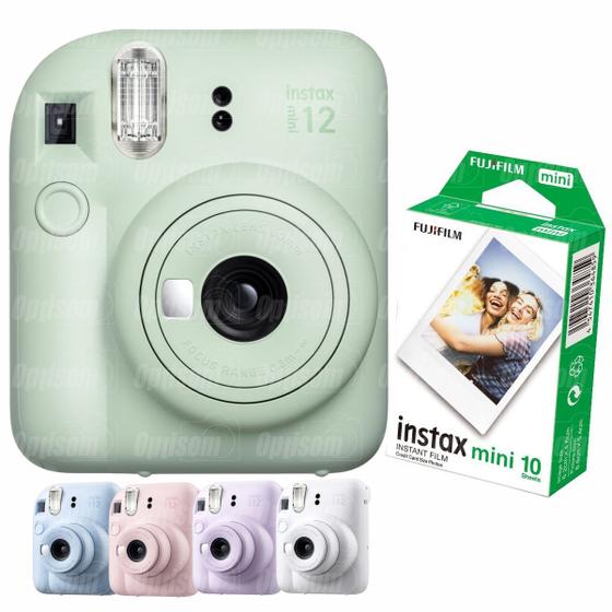 Imagem de Câmera Fujifilm Instax Mini 12 Verde Menta Revela Foto + 10 Fotos