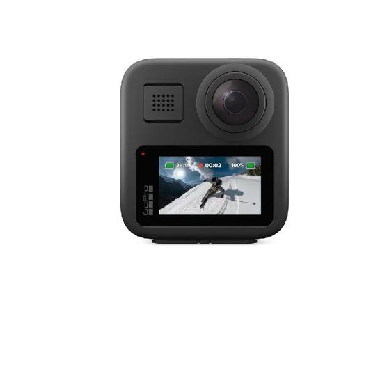 Câmera GoPro MAX 360 2025 16MP 5.6K Vídeo 360 5.6K, Reenquadramento 4K, Foto 360, GPS, Live 1080p, Max HyperSmooth, Time Imagem de Câmera GoPro MAX 360 2025 16MP 5.6K Vídeo 360 5.6K, Reenquadramento 4K, Foto 360, GPS, Live 1080p, Max HyperSmooth, Time