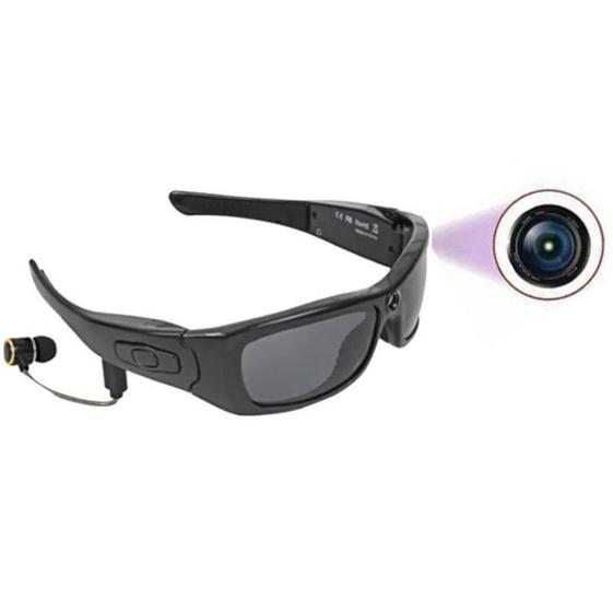 Imagem de Camera Grava Video Oculos Bluetooth Hd 1080 Pra Seguranças