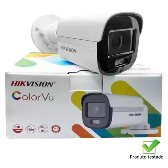 Imagem de Câmera Hikvision Colorvu Ds-2ce10df0t-lpfs 2,8mm 2mp Full Hd