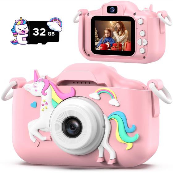 Imagem de Câmera Infantil Dwfit HD - Selfie e Vídeo - 32GB - Para Crianças de 3 a 12 Anos