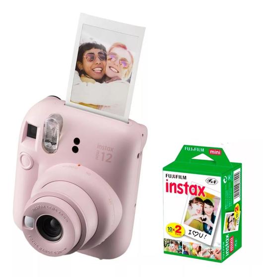 Imagem de Câmera Instantânea Fujifilm Instax Mini 12 Cor Pink com 20 Fotos