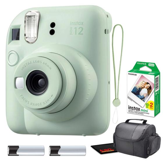 Imagem de Câmera instantânea Fujifilm Instax Mini 12 verde menta com filmes