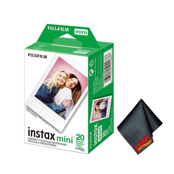 Imagem de Câmera instantânea Fujifilm Instax Mini com 20 filmes e tecidos