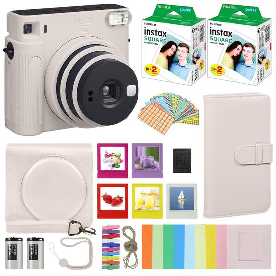 Imagem de Câmera instantânea Fujifilm Instax Square SQ1 Chalk White+Bundle